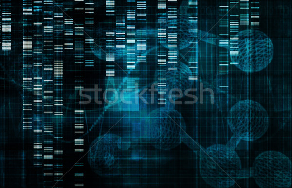 Genetisch engineering wetenschap kunst corporate leven Stockfoto © kentoh