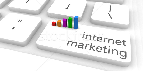 Internet marketing rapid uşor website afaceri Internet Imagine de stoc © kentoh