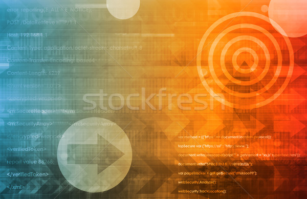 Open bron technologie business achtergrond Stockfoto © kentoh