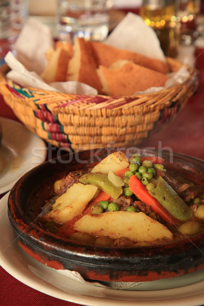 Kamel Marokko Küche Restaurant Essen Wüste Stock foto © kentoh