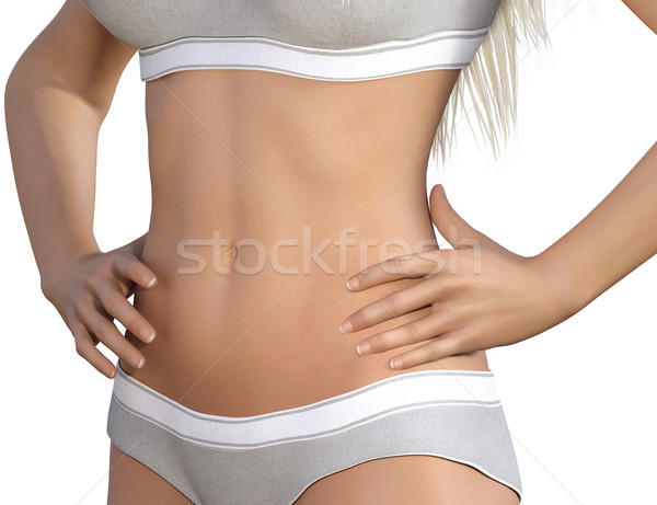 Body Contour Shaping Stock photo © kentoh