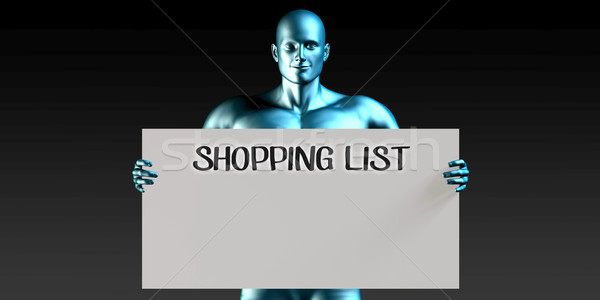 Shopping List Stock photo © kentoh