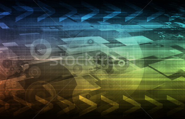 Tehnologie tendinte viitor lume textură abstract Imagine de stoc © kentoh