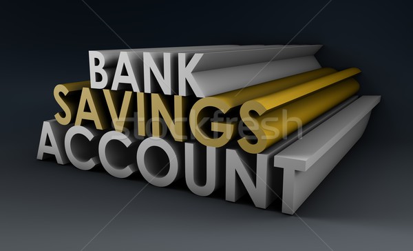 Einsparungen Konto Bank Business Tapete kreative Stock foto © kentoh