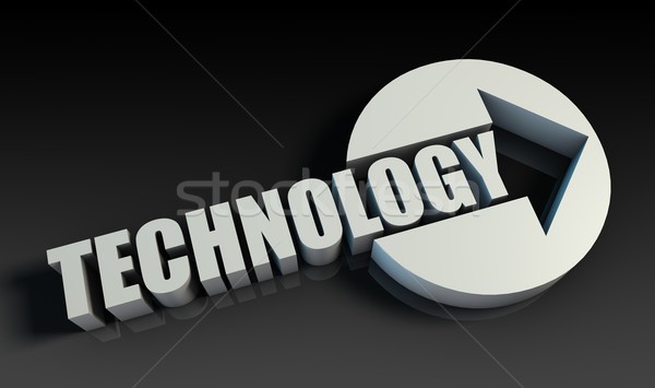 Technologie pijl business sleutel informatie grafiek Stockfoto © kentoh