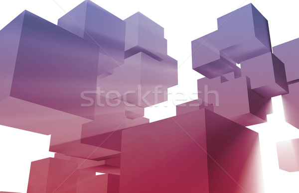 3D Business Background Stock photo © kentoh