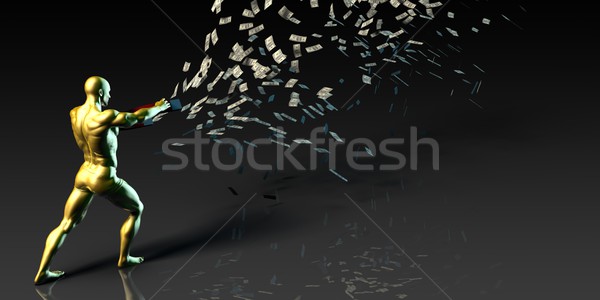 Winstgevend rijkdom groei abstract bedrijf Stockfoto © kentoh