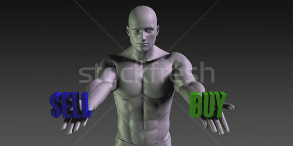 Buy vs Sell Stock photo © kentoh