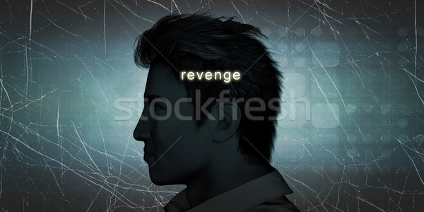 Man Experiencing Revenge Stock photo © kentoh