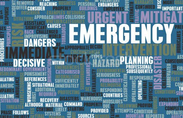 Emergencia planificación desastre respuesta negocios formación Foto stock © kentoh