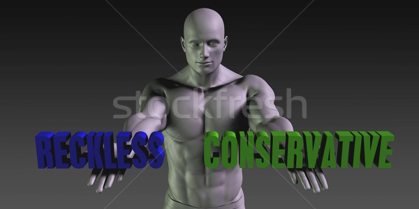 Reckless or Conservative Stock photo © kentoh