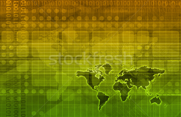 Vergevorderd technologie wetenschap business abstract ontwerp Stockfoto © kentoh