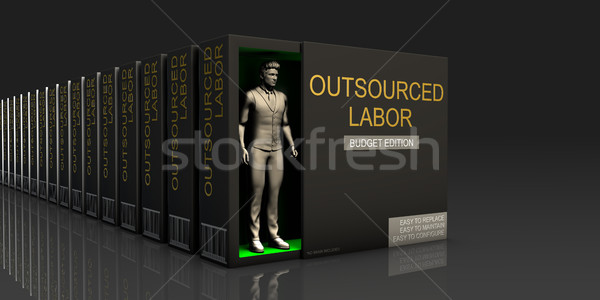 Outsourced Labor Stock photo © kentoh