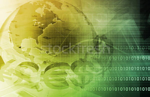 üzlet pénzügy könyvelés internet világ biztonság Stock fotó © kentoh