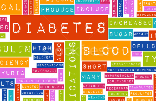 Сток-фото: диабет · медицинской · болезнь · состояние · здоровья · страхом