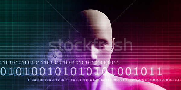 Technologie digitalen abstrakten Kunst Business Hintergrund Stock foto © kentoh