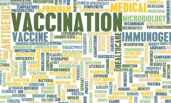 Vacunación vacuna tiro ciencia farmacia aguja Foto stock © kentoh
