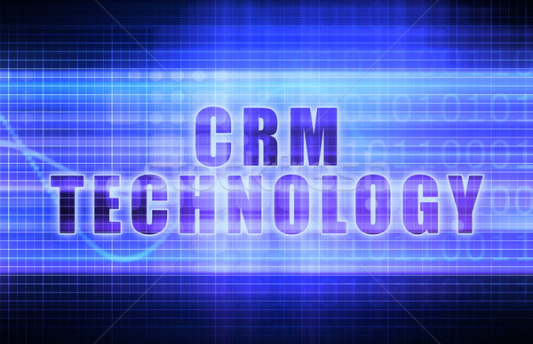 Crm tecnología tecnología negocios tabla arte Foto stock © kentoh