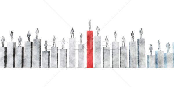 Business beheer strategie ontwikkeling abstract achtergrond Stockfoto © kentoh