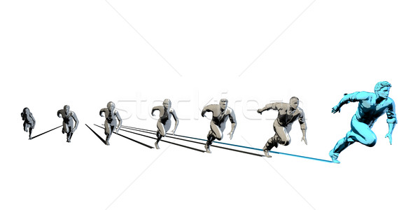 Goed team achtergrond groep tijd Stockfoto © kentoh