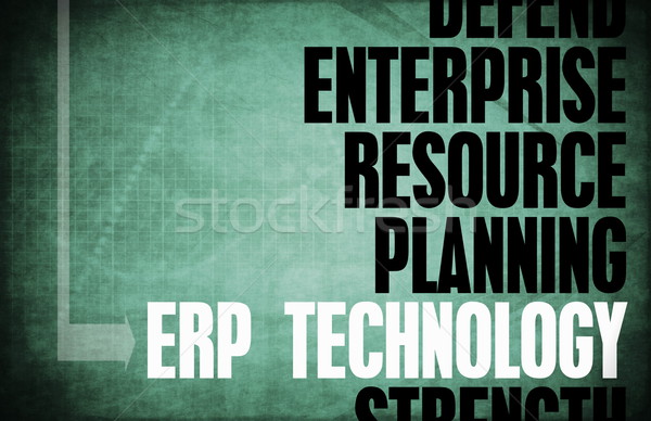 Technologie Kern Grundsätze Business blau Retro Stock foto © kentoh