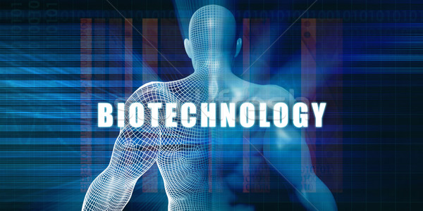Biotecnologie futuristico abstract tecnologia Foto d'archivio © kentoh