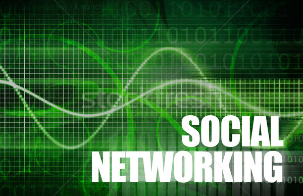 Sozialen Vernetzung Business persönlichen Internet Web Stock foto © kentoh