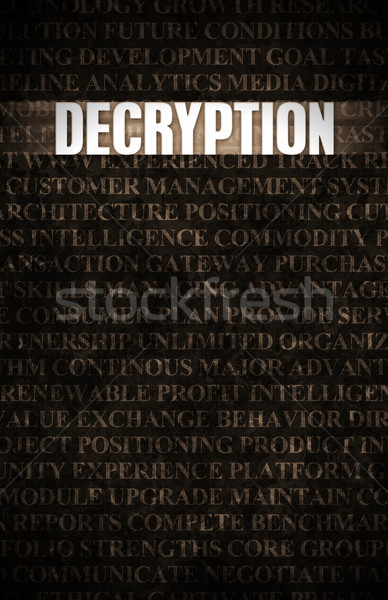 Decryption Stock photo © kentoh