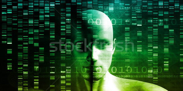 Dna chemie technologie genoom abstract medische Stockfoto © kentoh