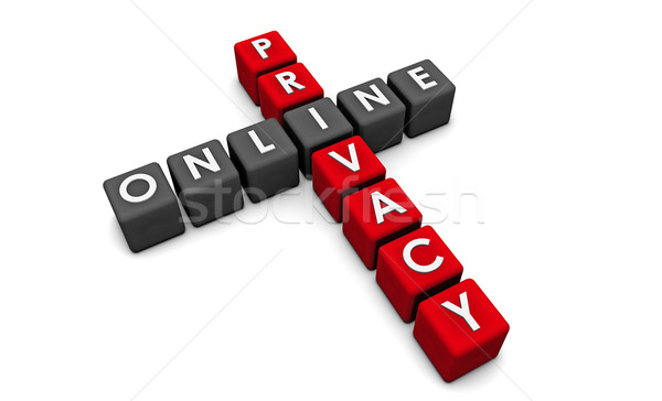 Online privacy gegevens web business internet Stockfoto © kentoh