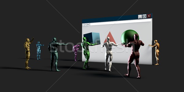 Website Builder Stock photo © kentoh