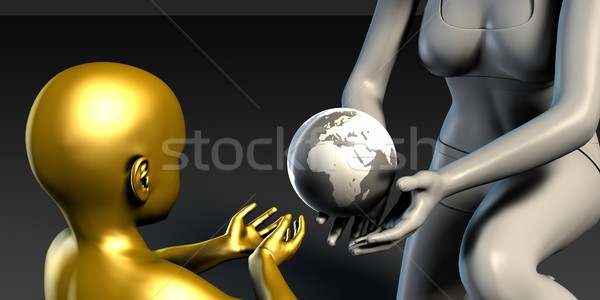Mother Earth Stock photo © kentoh