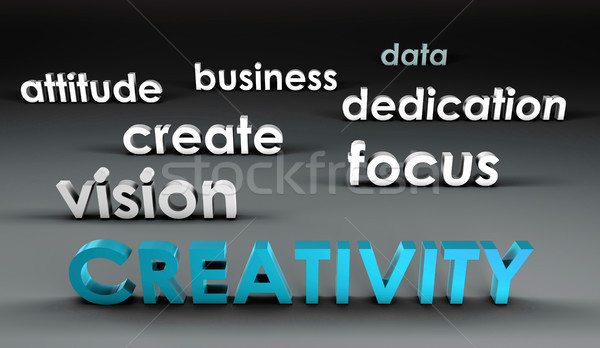 Kreativitás 3D bemutató üzlet háttér vállalati Stock fotó © kentoh