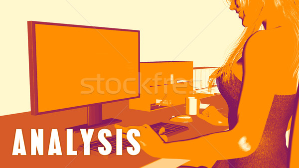 Analysis Concept Course Stock photo © kentoh