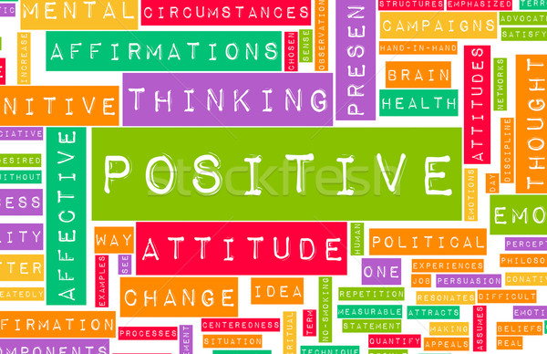 Thinking Positive Stock photo © kentoh