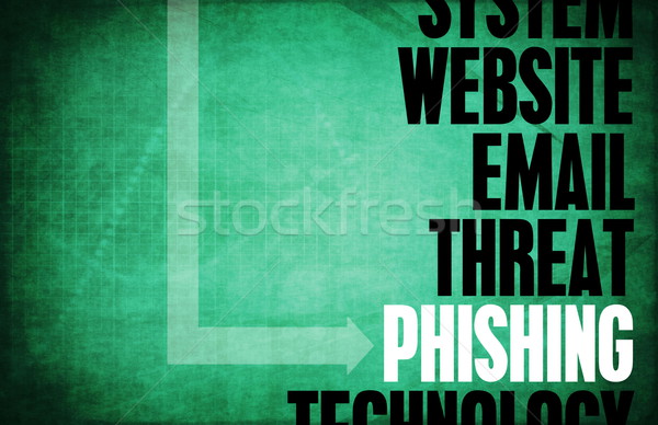 Phishing komputera bezpieczeństwa groźba ochrony sieci Zdjęcia stock © kentoh