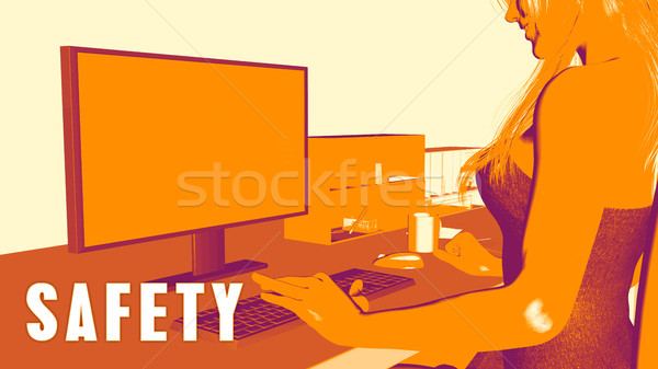 Safety Concept Course Stock photo © kentoh