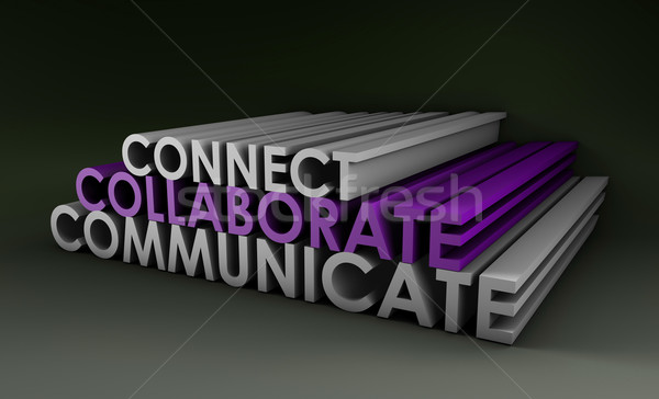 Teamwork Essentials Stock photo © kentoh