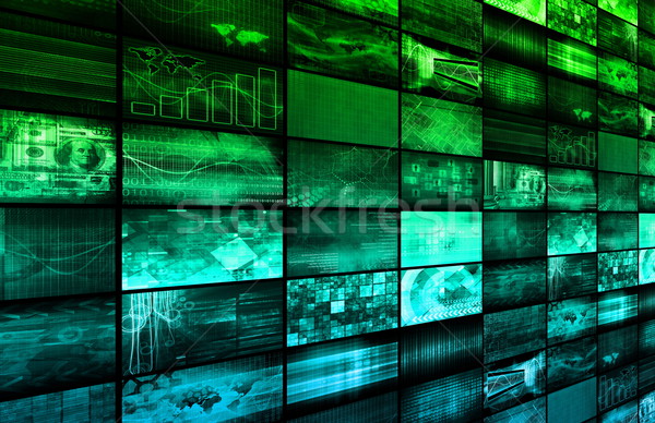 Multimedia tecnología fondo red industria datos Foto stock © kentoh