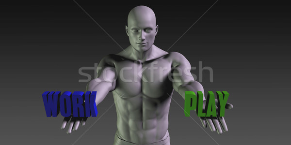 Work vs Play Stock photo © kentoh