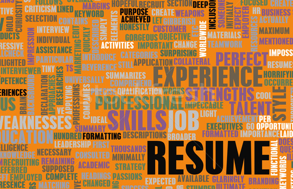 Stock photo: Job Resume