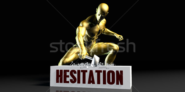 Hesitation Stock photo © kentoh
