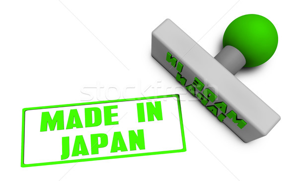 Made in Japan Stamp Stock photo © kentoh