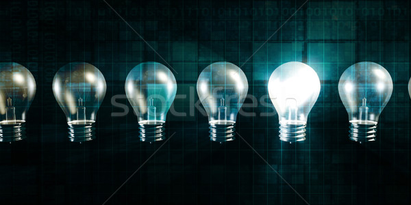 Ampoule affaires idée lampe succès [[stock_photo]] © kentoh