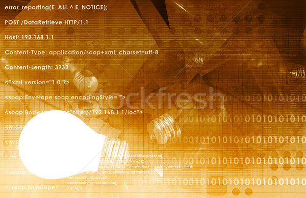 Tecnología de la información negocios resumen tecnología seguridad red Foto stock © kentoh