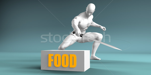 Cutting Food Stock photo © kentoh