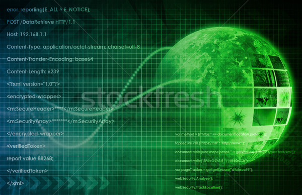 Internet Code Technologie Welt abstrakten Daten Stock foto © kentoh