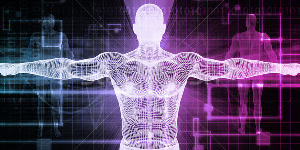 Médico corpo tecnologia fundo indústria ciência Foto stock © kentoh