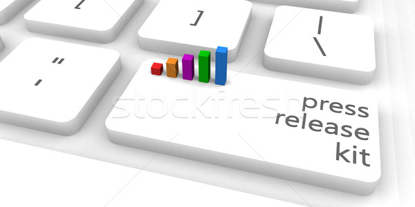 Press Release Kit Stock photo © kentoh