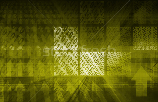 Codice binario computer texture abstract luce design Foto d'archivio © kentoh